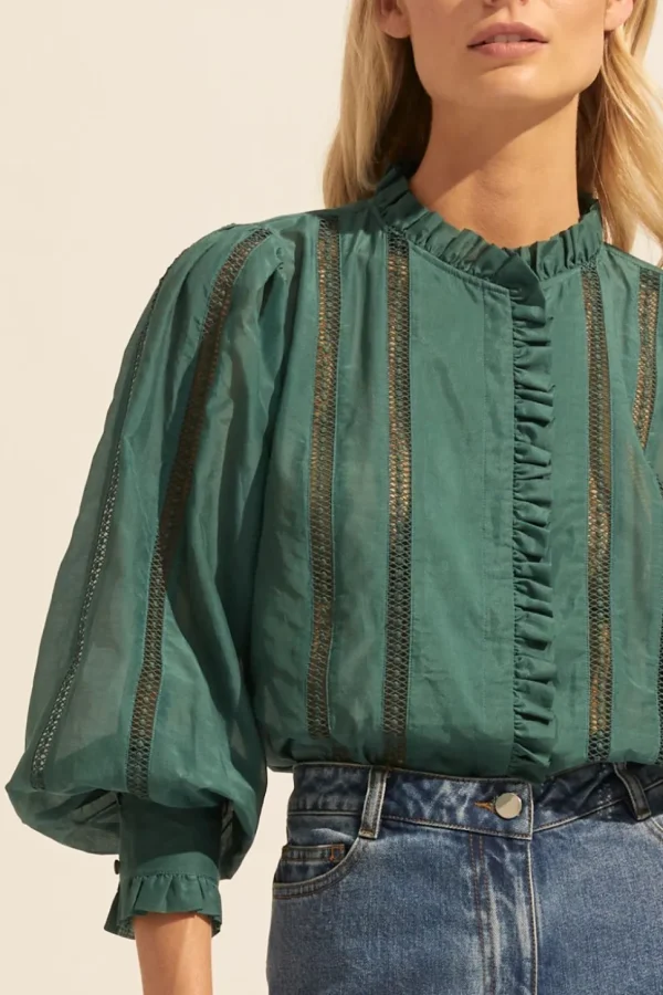 Online zoe kratzmann Swoon Top-Green