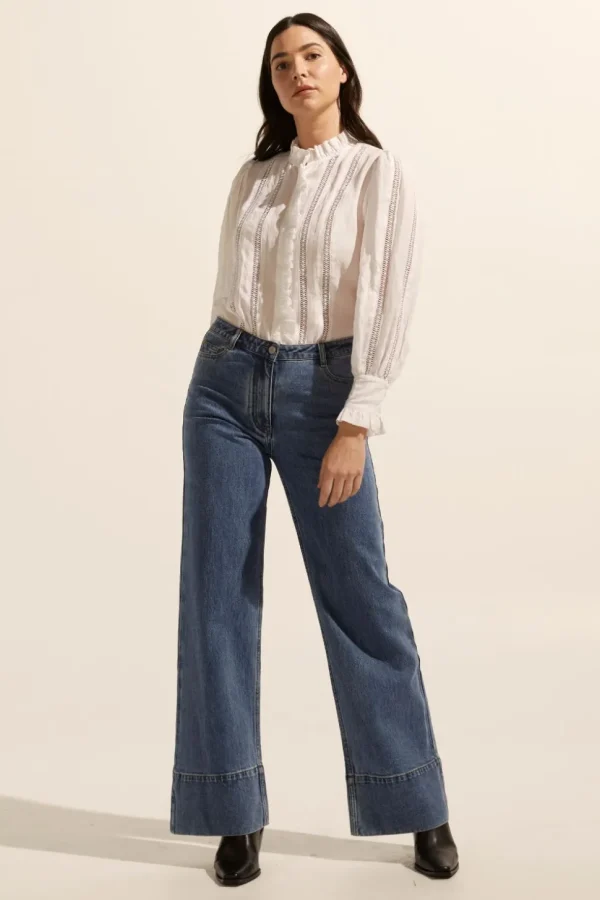 Flash Sale zoe kratzmann Swoon Top-Porcelain