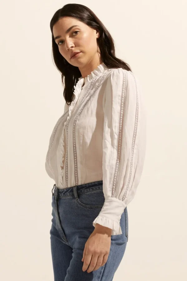 Flash Sale zoe kratzmann Swoon Top-Porcelain