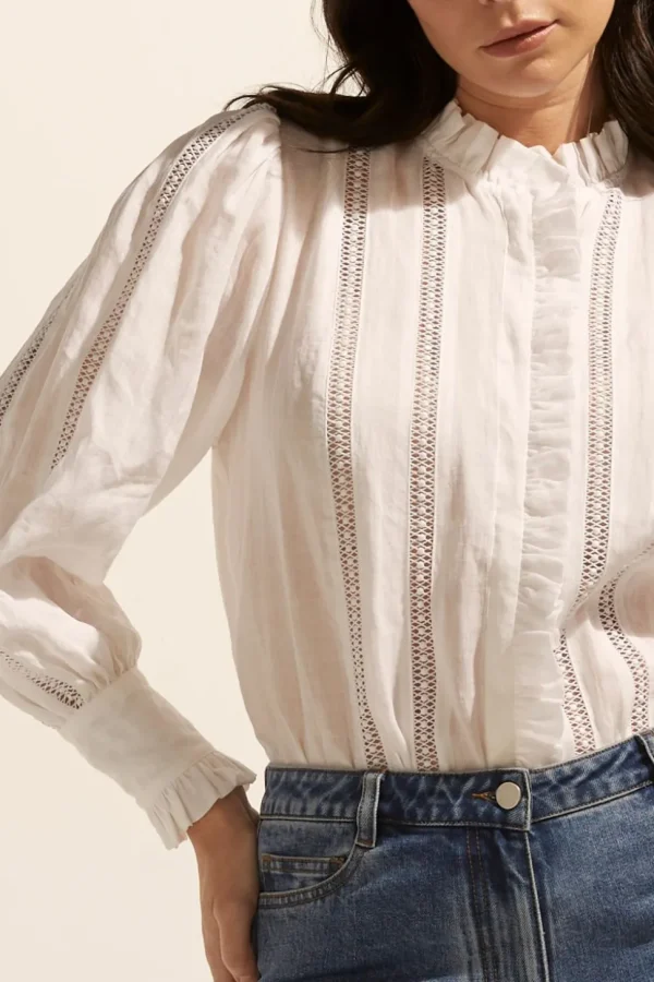 Flash Sale zoe kratzmann Swoon Top-Porcelain