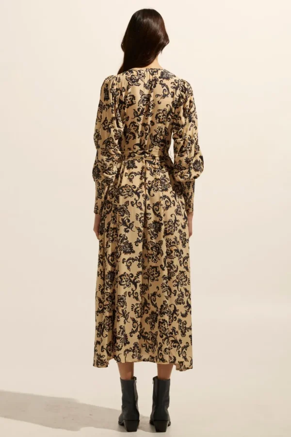 Outlet zoe kratzmann Tangent Dress-Ochre Floral