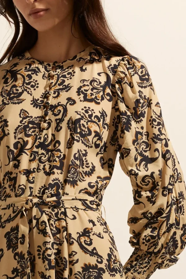 Outlet zoe kratzmann Tangent Dress-Ochre Floral