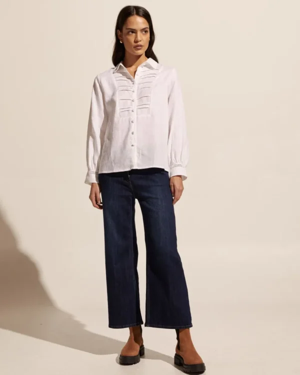 New zoe kratzmann Voyage Top-Porcelain