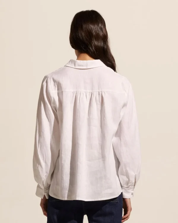 New zoe kratzmann Voyage Top-Porcelain